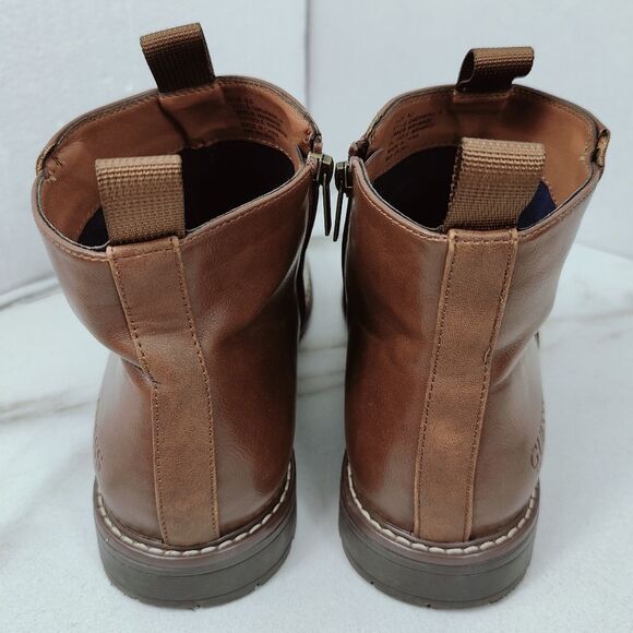 Guess Men Gmdaming Brown Faux Vegan Leather Side Zip Chukka Ankle Boots, Sz 9.5 main image 5